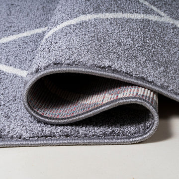 Cole Minimalist Diamond Trellis Area Rug